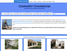 Tablet Screenshot of casalasafor.com